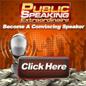Public Speaking Extraordinaire - gain confidence to speak in public