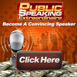 Public Speaking Extraordinaire - gain confidence to speak in public